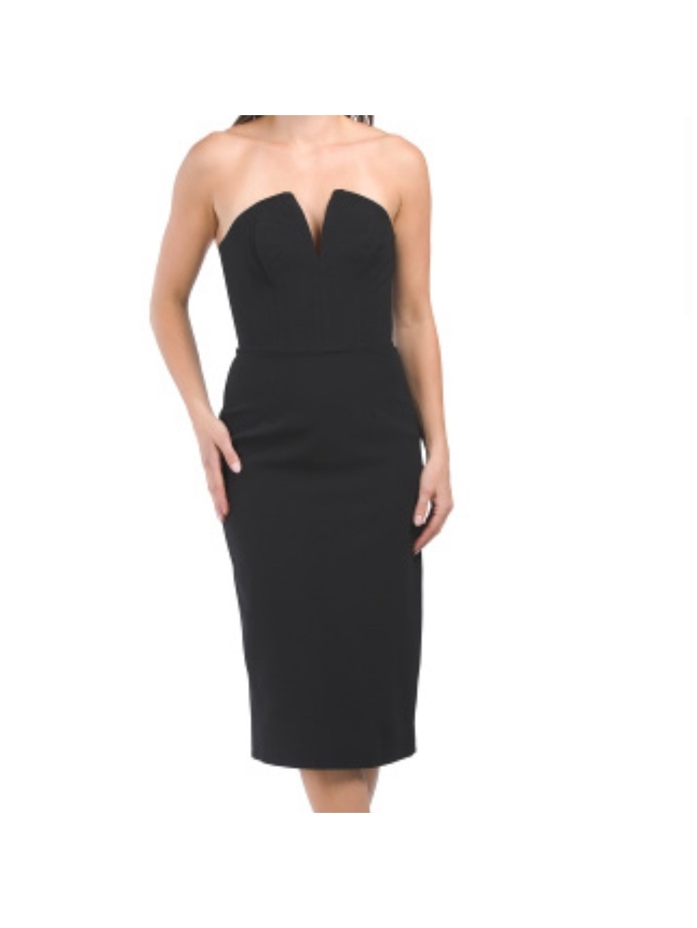 Dress the Population Perla midi dress NWT SIZE XS